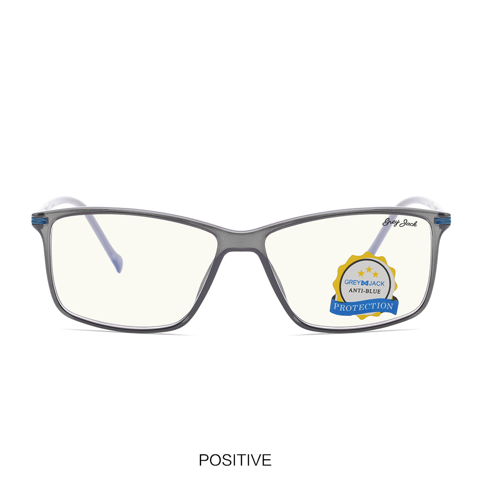 Transparent Grey Blue Frame