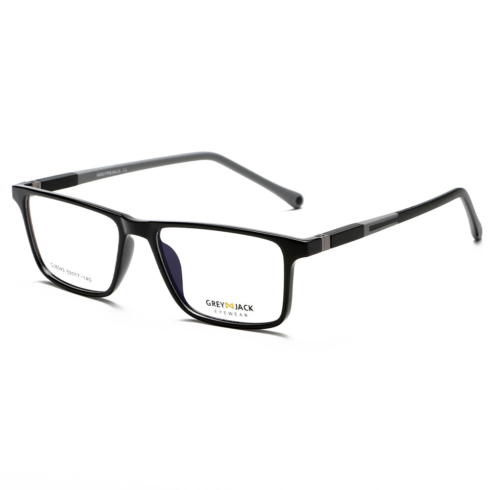 GREY JACK 3D Polarized Clip On Glasses ,Square TR90 Spectacle Frame 60 –  GreyJack-sunglasses