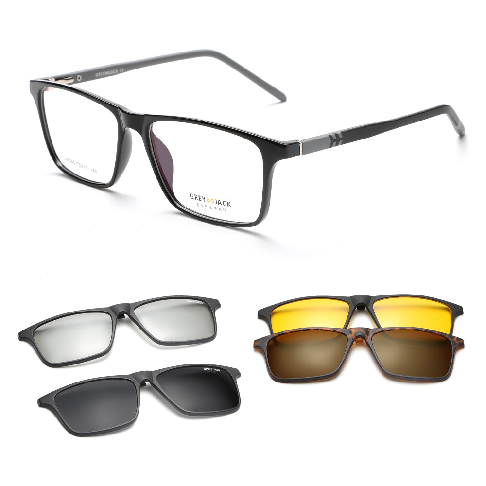 Shine Black Frame Multicolor Lens