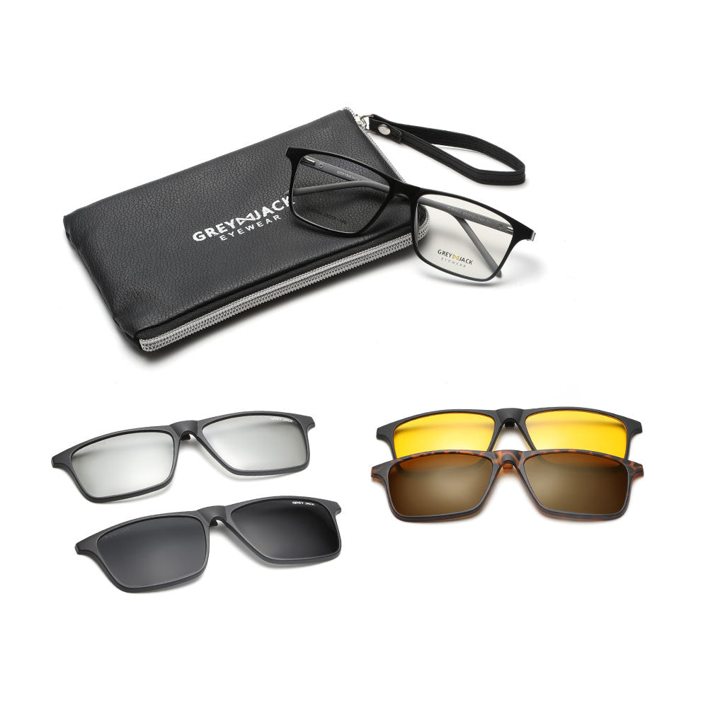 Shine Black Frame Multicolor Lens