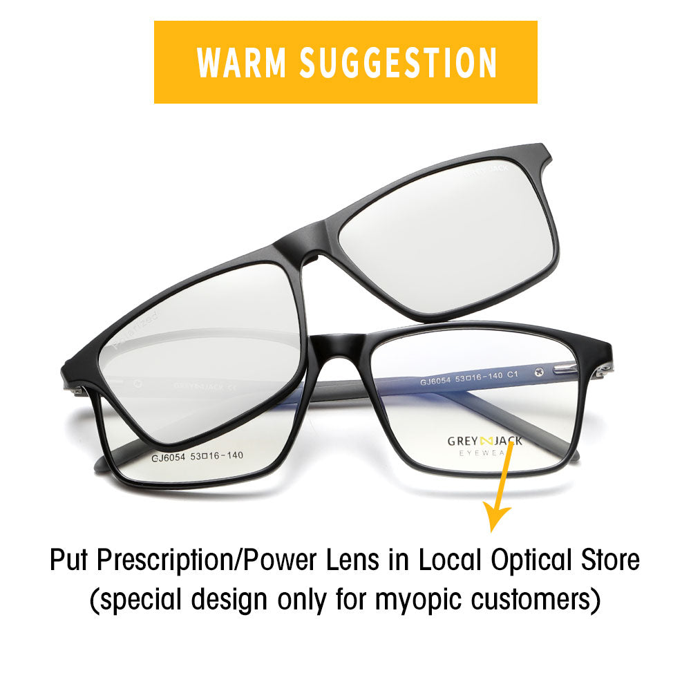 Shine Black Frame Multicolor Lens