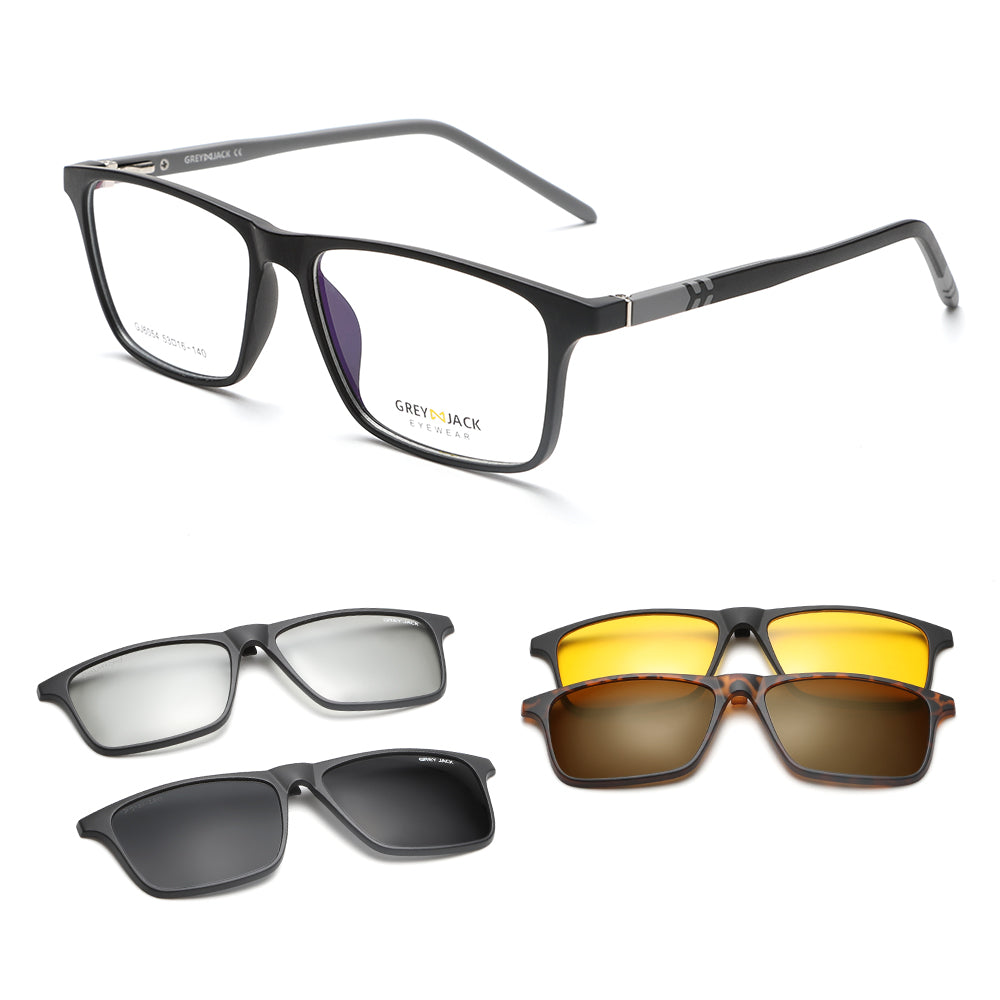 Matte Black Frame Multicolor Lens