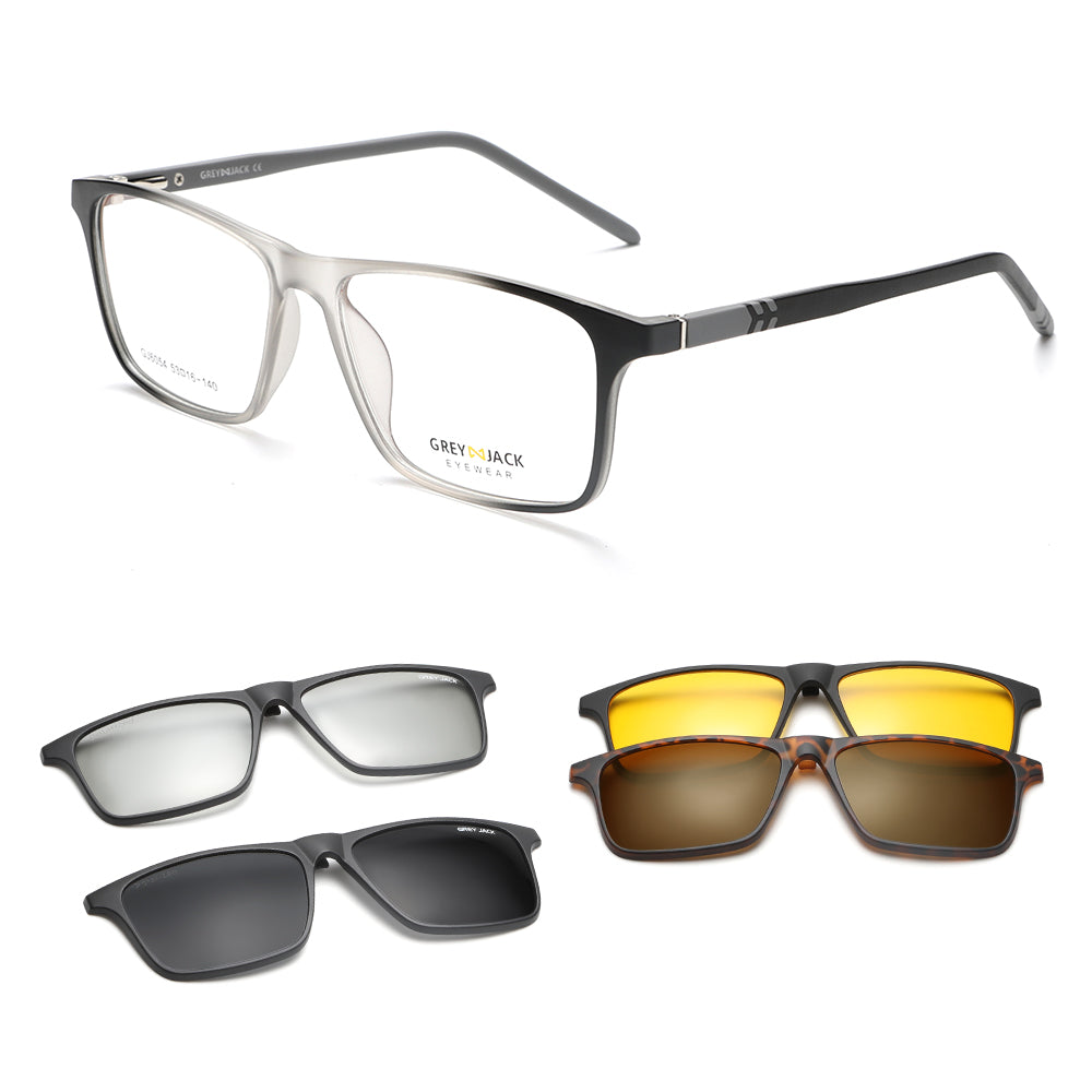 Black Grey Frame Multicolor Lens