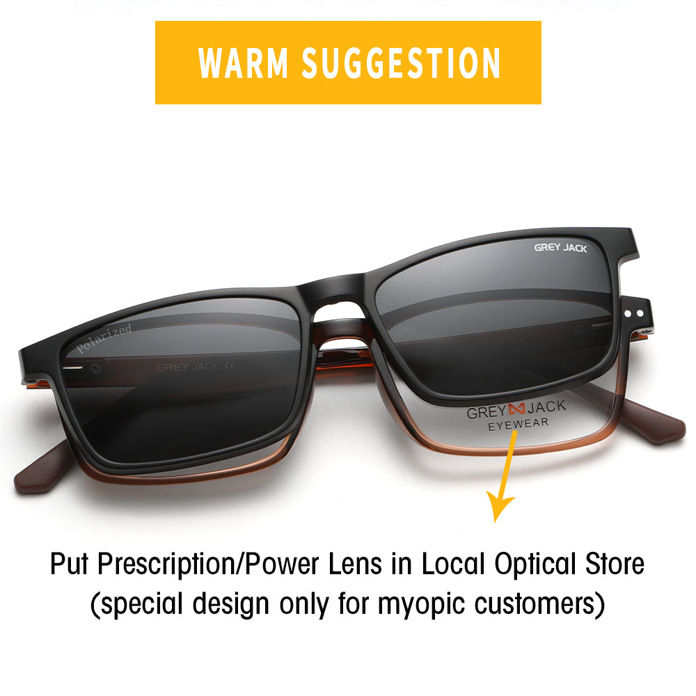 CAXMAN Polarized Clip On Sunglasses Cat Eye & India | Ubuy