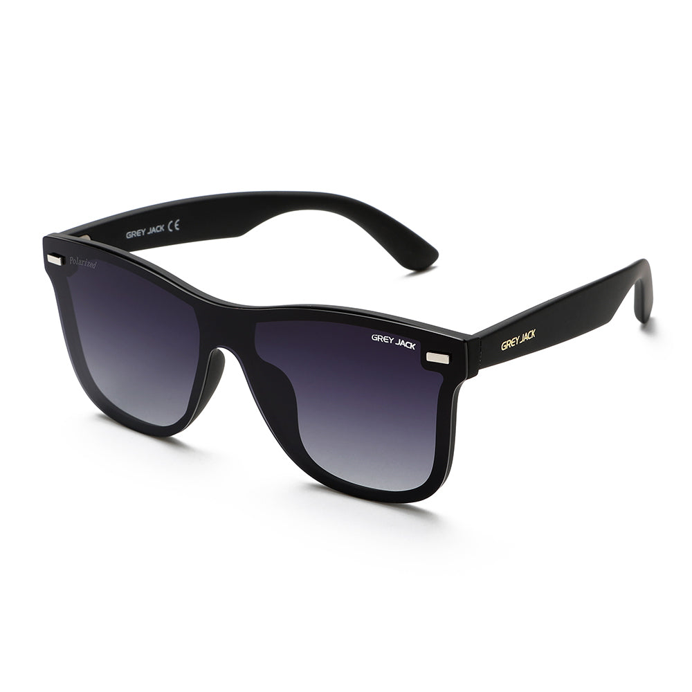 Shop Black Square Rimmed Sunglasses - P357BK1 From Fastrack