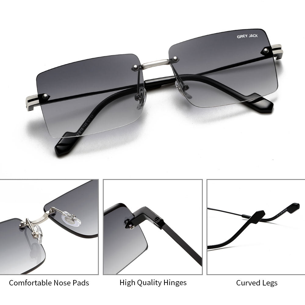 Silver Frame D.Black Lens