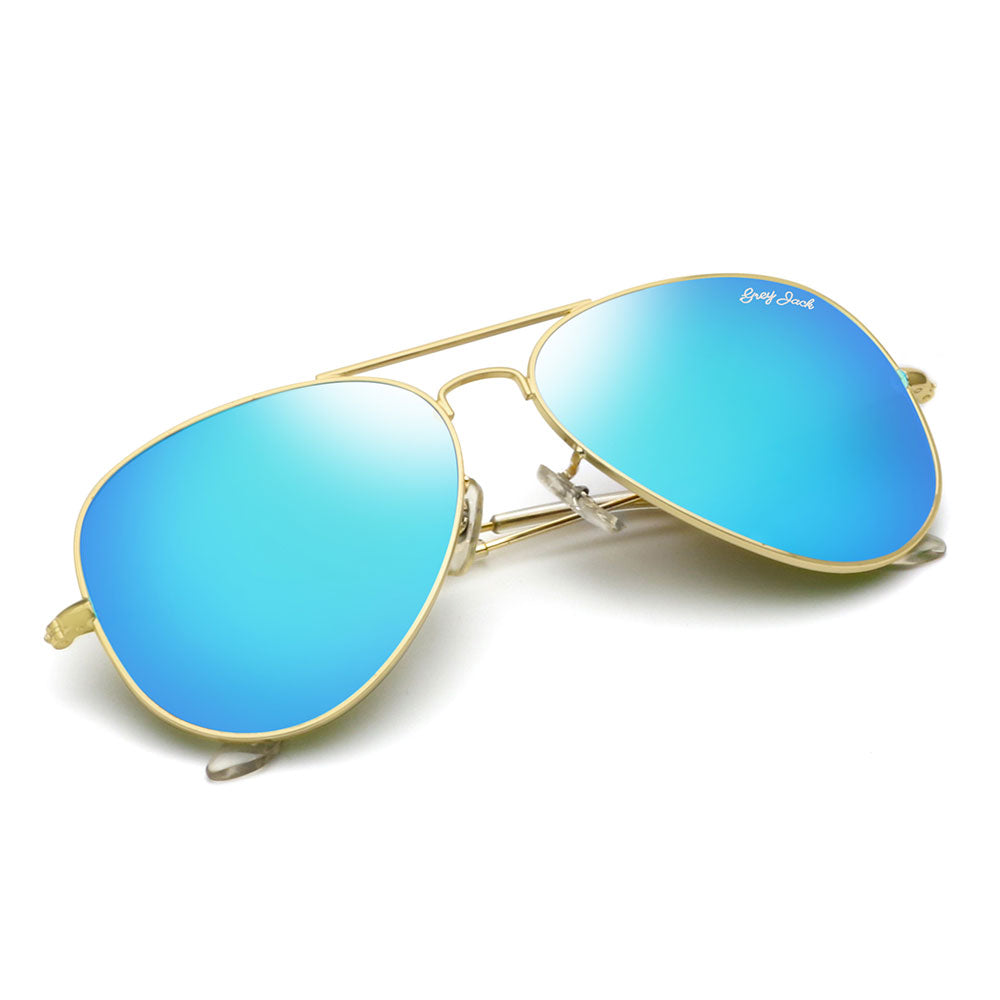 Gold Frame Aqua Lens