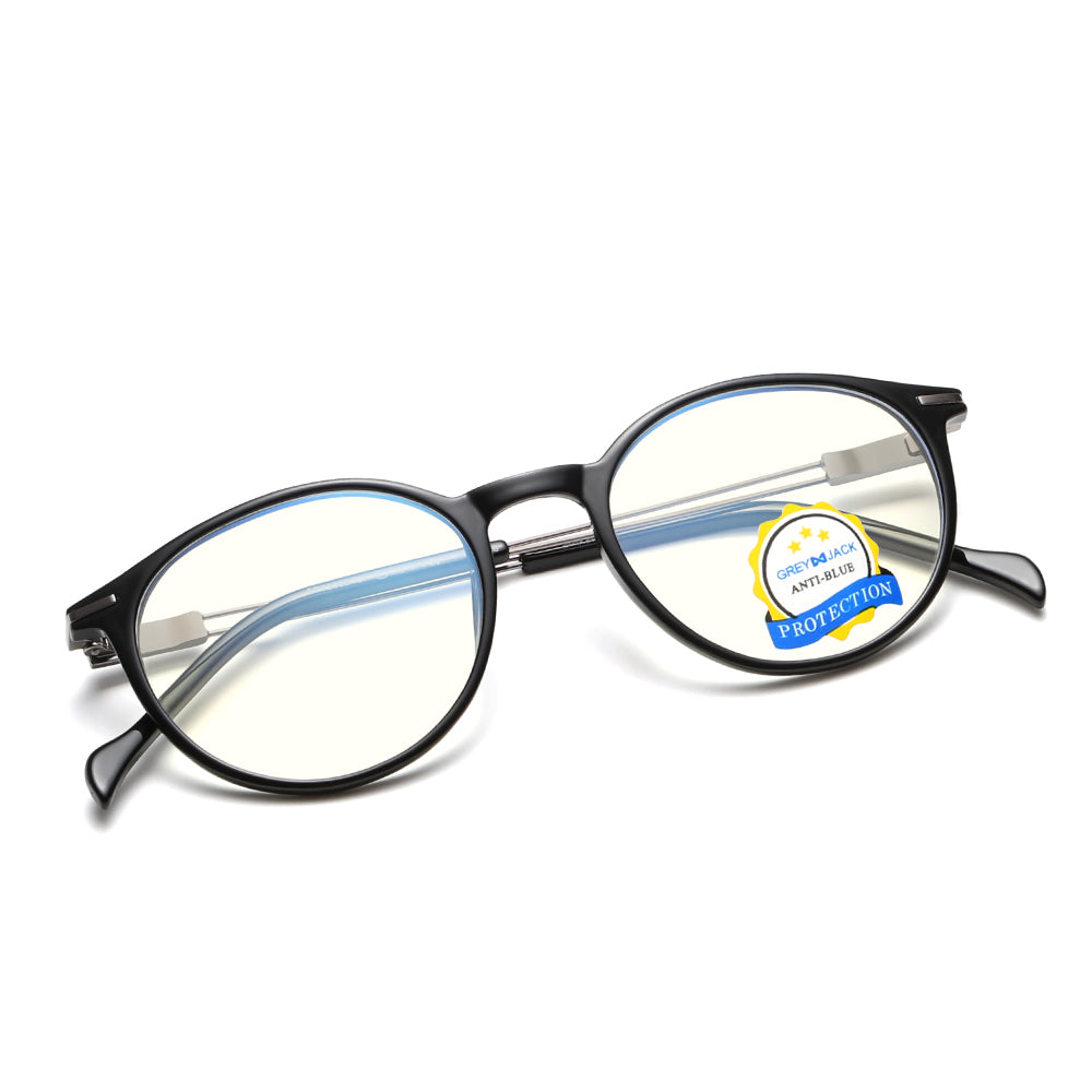 Black Frame Clear Lens