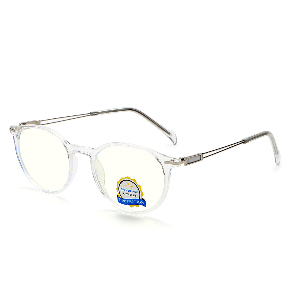 Transparent Frame Clear Lens