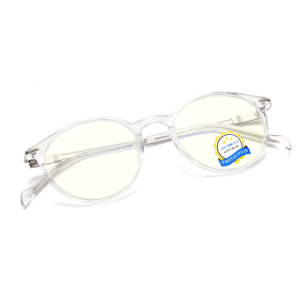 Transparent Frame Clear Lens