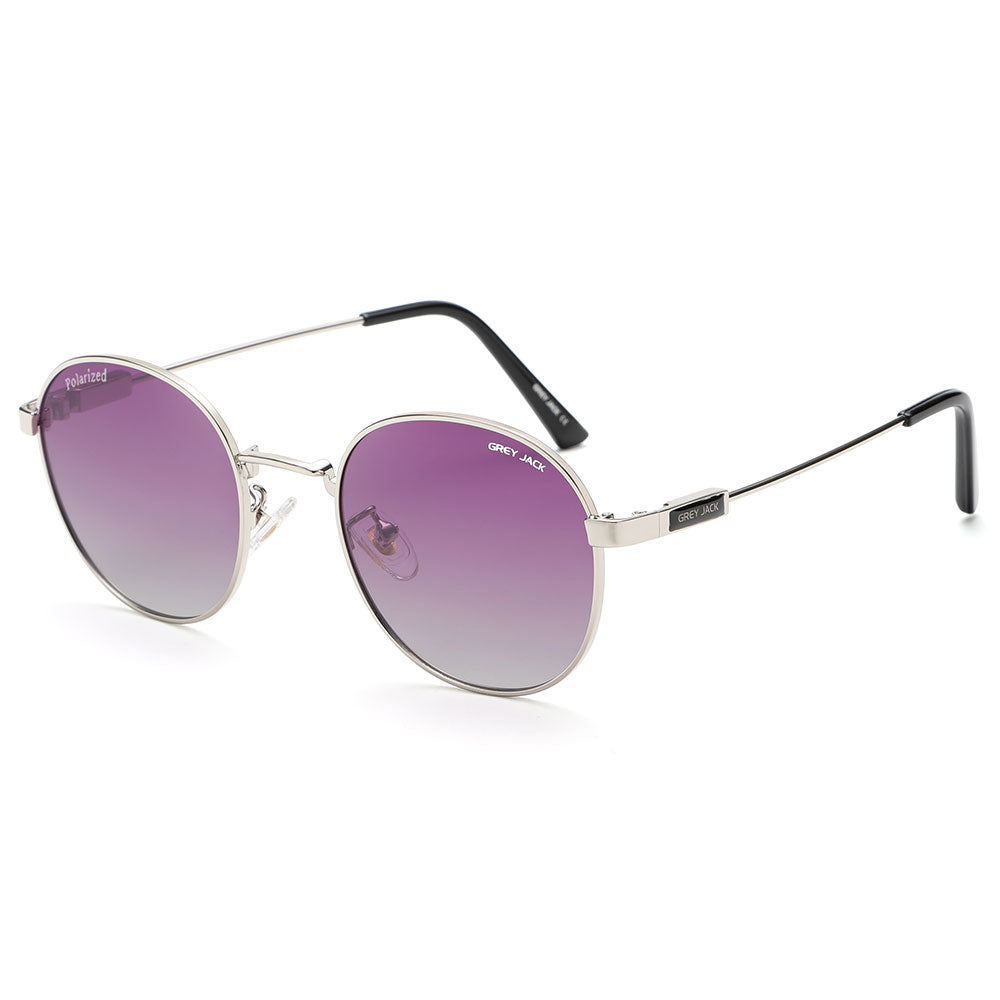 Silver Frame D.Purple Lens