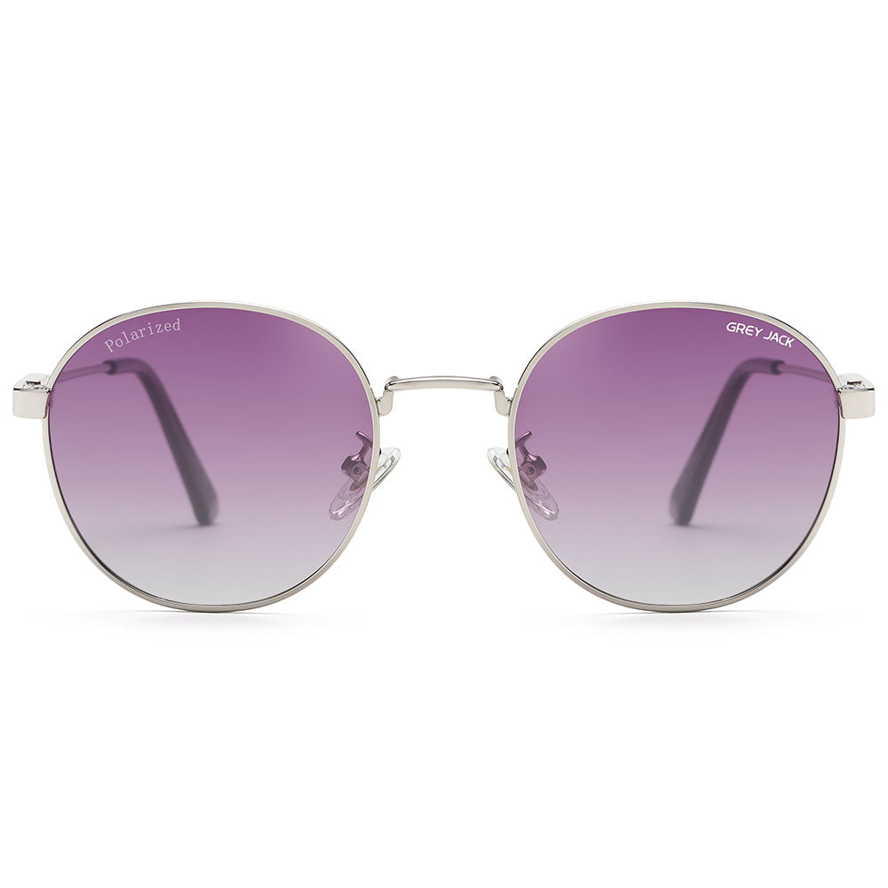 Silver Frame D.Purple Lens