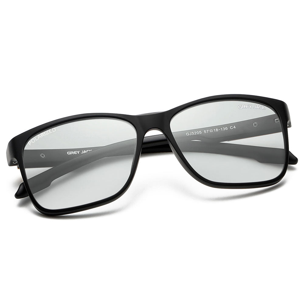 Matte Black Frame Photochromic Lens